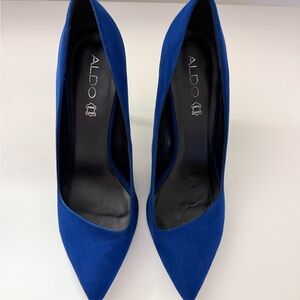 Aldo Royal Blue Pointed Heels